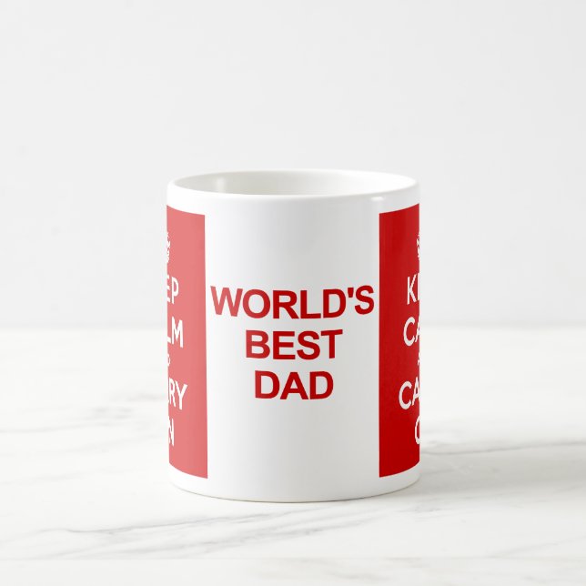 Keep Calm Father's Day Coffee Mug (Center)