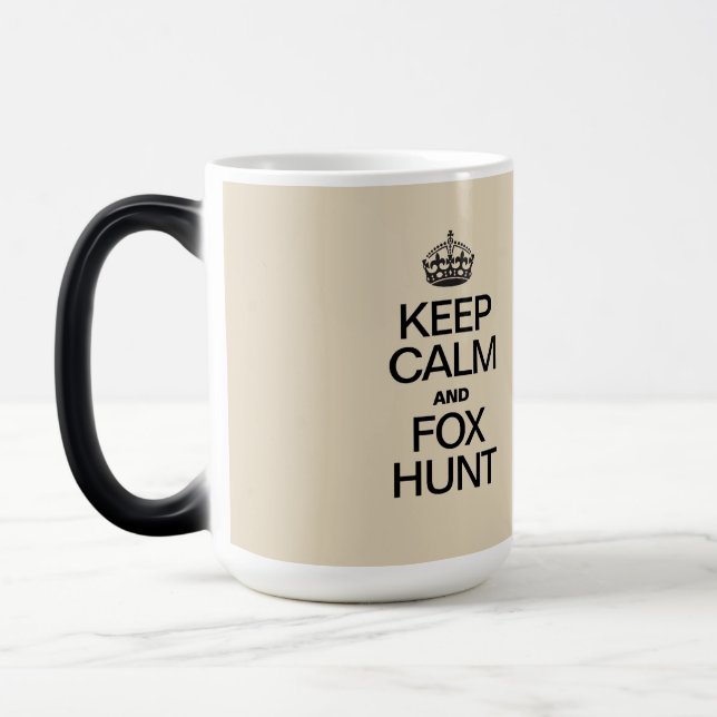 Keep Calm Fox Hunt Magic Mug (Left)