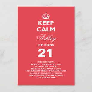 Funny 21st Birthday Invitations | Zazzle
