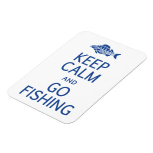 Keep Calm & Go Fishing magnet