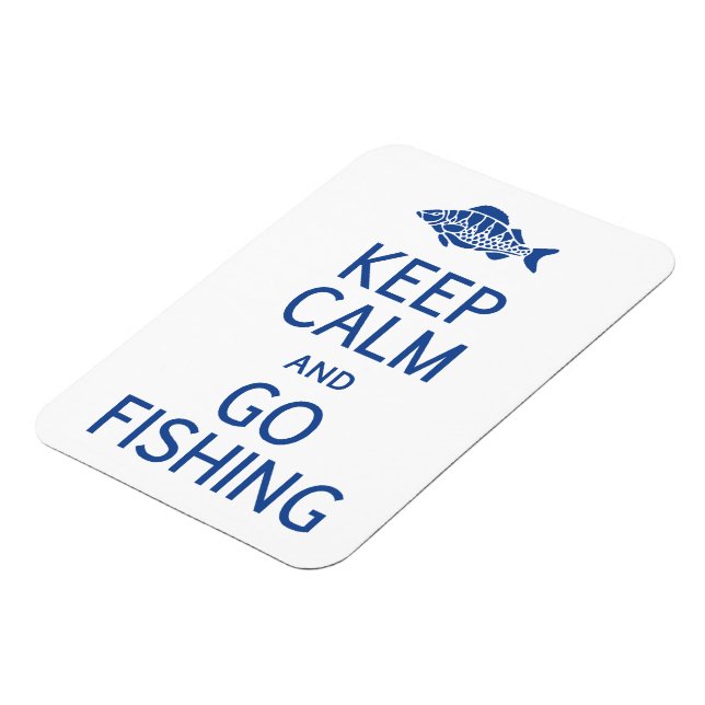 Keep Calm & Go Fishing magnet (Left Side)