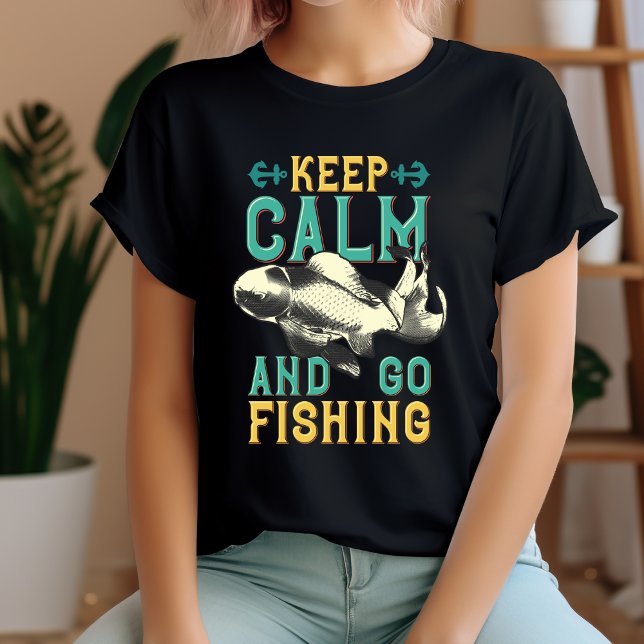 Keep Calm & Go Fishing T-Shirt (Creator Uploaded)