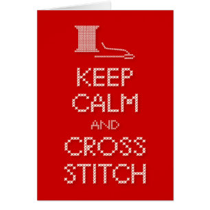 Keep Calm Greeting Card