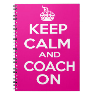 Keep Calm Gymnastics Coach Gift Notebook