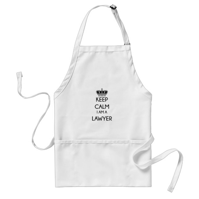 Keep Calm, I am a Lawyer Standard Apron (Front)