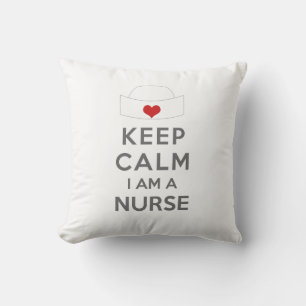 Keep Calm I am a Nurse Cushion