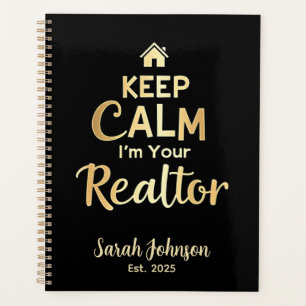 Keep Calm, I’m Your Realtor Personalised Name Planner