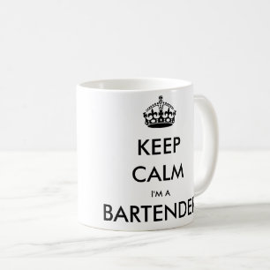 KEEP CALM I'M A BARTENDER COFFEE MUG