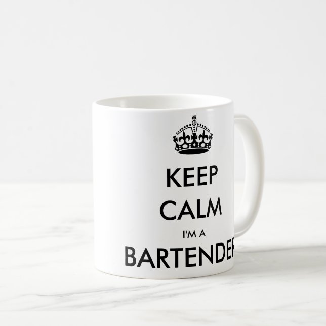 KEEP CALM I'M A BARTENDER COFFEE MUG (Front Right)