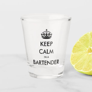 KEEP CALM I'M A BARTENDER (Speakeasy, Bar, Pub) Shot Glass
