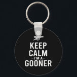 Keep Calm I'm A Gooner Jersey  Key Ring<br><div class="desc">Keep Calm I'm A Gooner Jersey</div>
