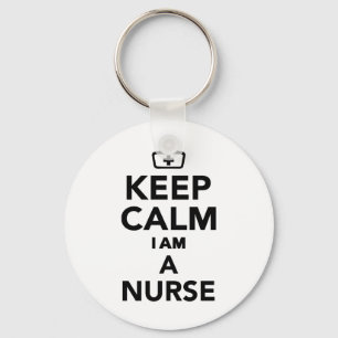 Keep calm I'm a Nurse Key Ring