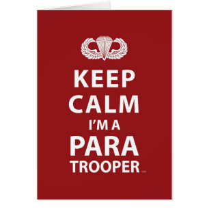 Keep Calm I'm A Paratrooper