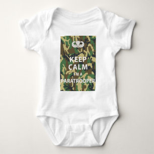 Keep Calm - I'm a Paratrooper Baby Bodysuit