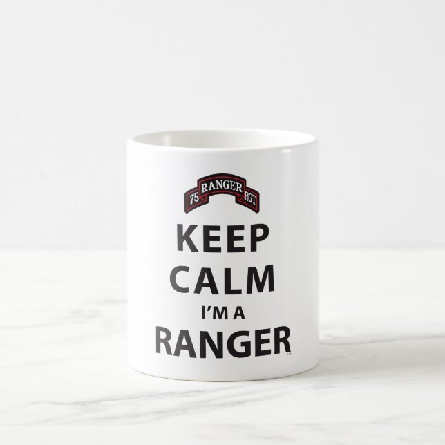 KEEP CALM I'M A RANGER COFFEE MUG (Center)