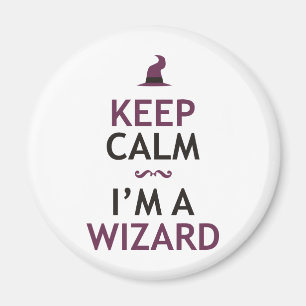 Keep Calm I'm A Wizard Magnet