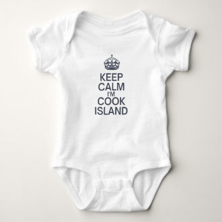 Keep Calm I'm Cook Island Baby Bodysuit