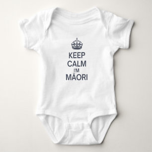 Keep Calm I'm Maori Baby Bodysuit