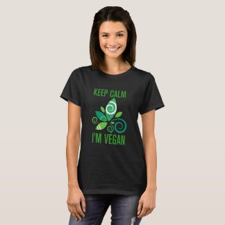 Keep calm i'm vegan T-Shirt