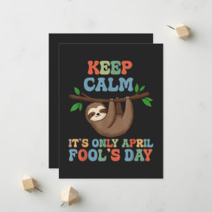 keep calm it's only April fool's day Announcement