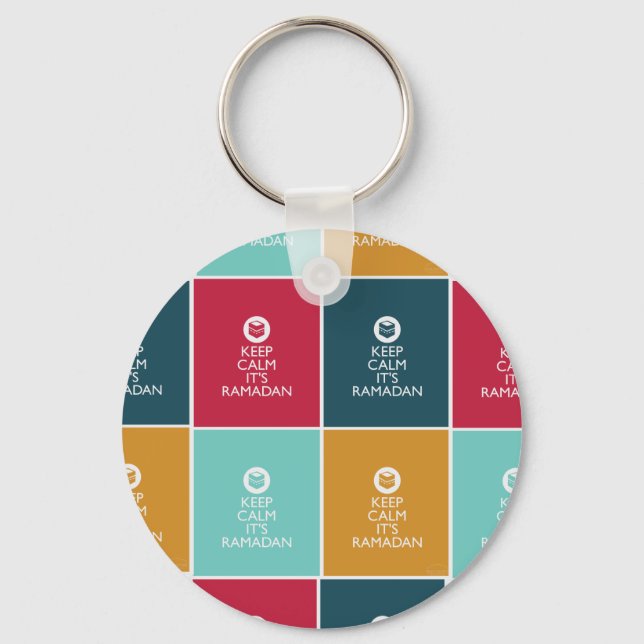 keep calm its ramadan! key ring (Front)