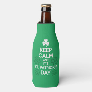 Keep Calm It's St Patricks Day Irish Bottle Cooler