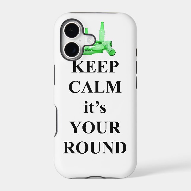 Keep calm it's your round (Back)