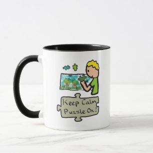 Keep Calm Jigsaw Puzzle Mug