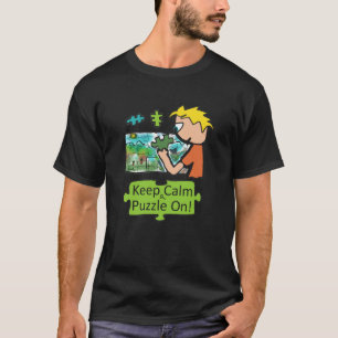 Keep Calm Jigsaw Puzzle T-Shirt