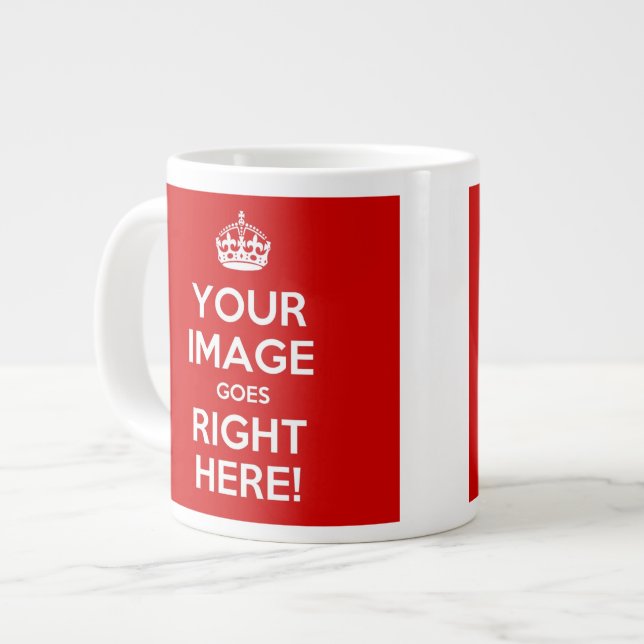 Keep Calm Jumbo Mug (Front Left)