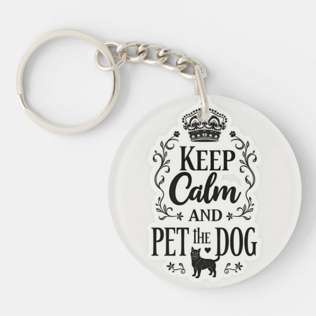 Keep Calm Keychain (Front)
