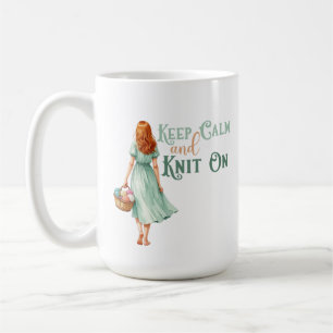 Keep Calm & Knit On Mug
