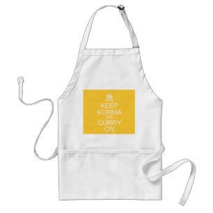 Keep Calm Korma Curry Apron