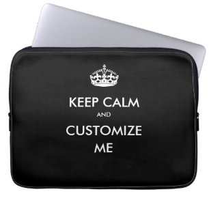 Keep Calm Laptop Case