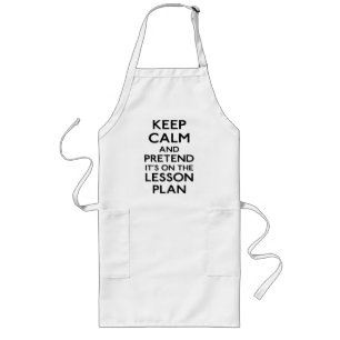 Keep Calm Lesson Plan Long Apron