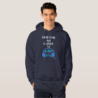 ♪♥Keep Calm & Listen to KPop Men's Basic Hoodie♥♫ Hoodie