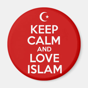 Keep Calm Love Islam Magnet