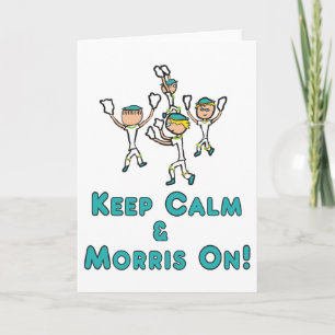Keep Calm Morris Dancing Card
