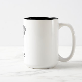 Keep Calm Mosaic Artist Two-Tone Coffee Mug