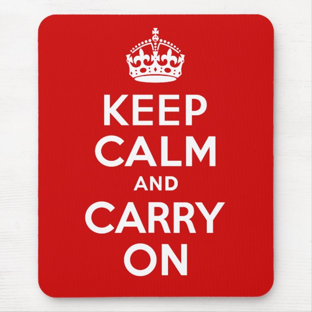 Keep Calm Mousepad (Front)