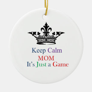 Keep Calm Mum Ceramic Ornament