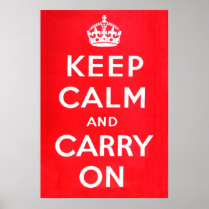 Keep Calm - National Archives Poster