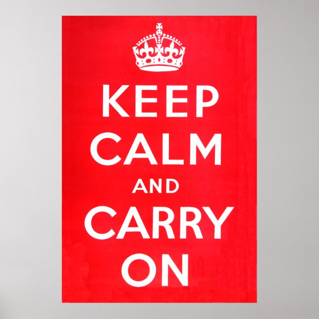 Keep Calm - National Archives Poster (Front)