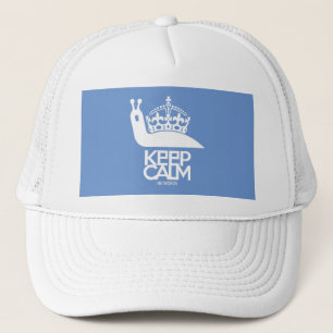 KEEP CALM NO WORDS BY MASANSER TRUCKER HAT