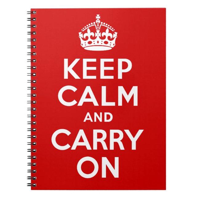 Keep Calm Notebook (Front)