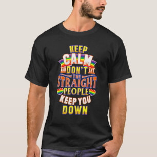 Keep Calm Pansexual Lgbt Pride Rainbow T-Shirt