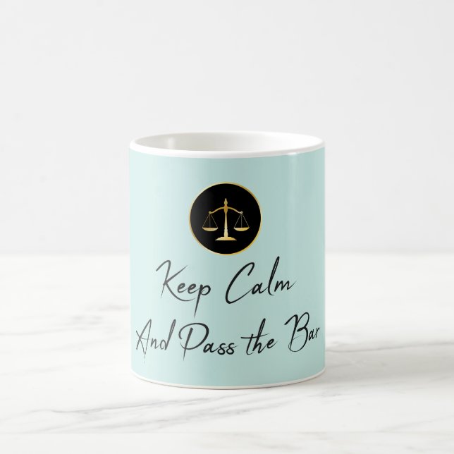 Keep Calm. Pass the Bar. Coffee Mug (Center)
