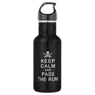 Keep Calm & Pass The Rum 532 Ml Water Bottle