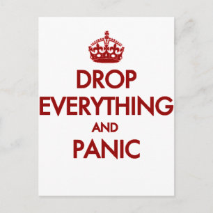 Keep Calm? Pfft! Postcard