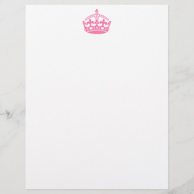 Keep calm pink victory crown (Front)